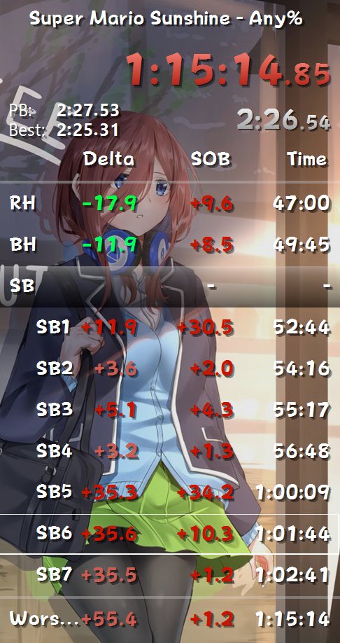 1:13:11 bpt out of Bianco 7 but got hit with the manta + king boo double team.