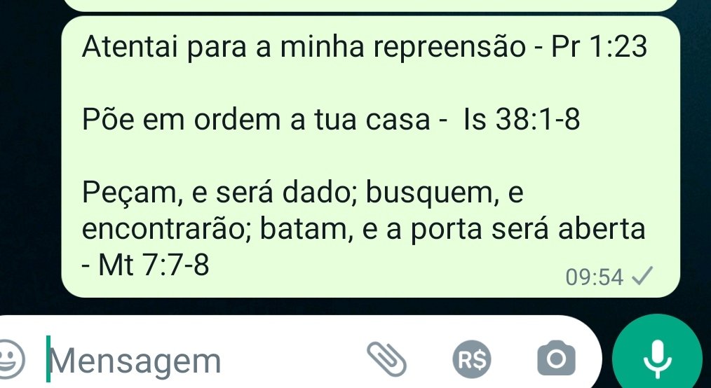 #BolsonaroSensitivo 
ZAP com versículos de Mito para Milton: