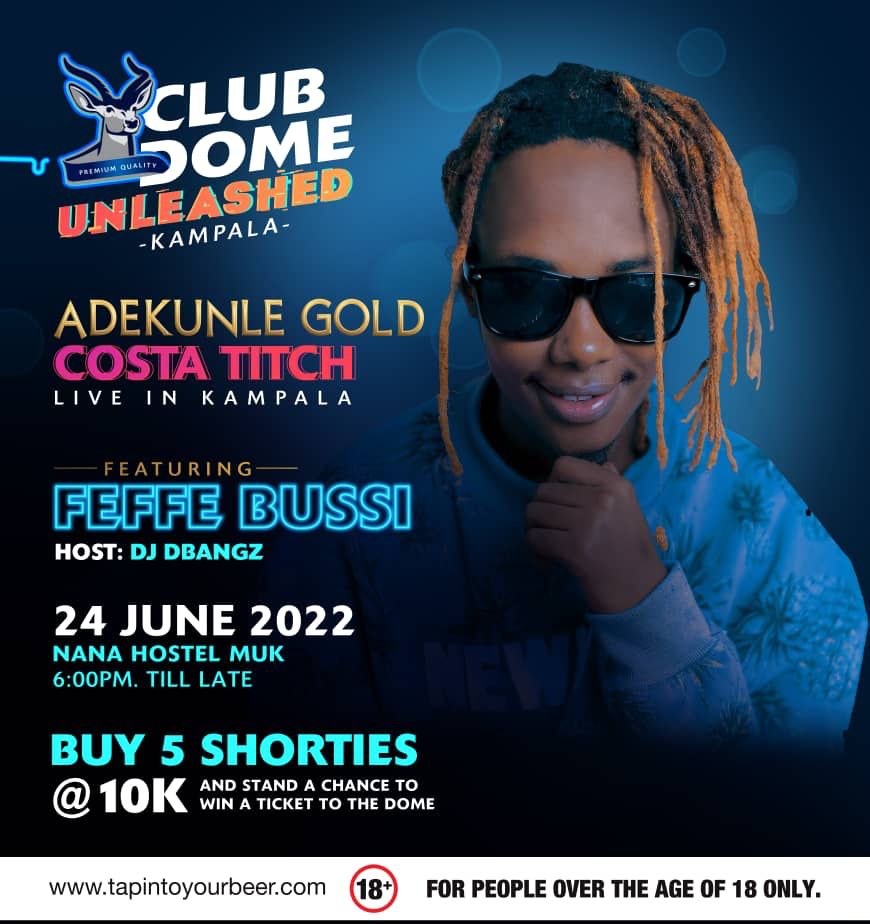 SSssebunya's tweet photo. Bring you more home grown talents with the big boy #adekuleGoldug like in Uganda on 16th July featuring several artists like #costatitchug and #FefeBussi keep updated with your ticket and boots ready to party
Brought to you by #clubpilsner
CLUB DOME UNLEASHED KL'A https://t.co/YtI15xbljB
