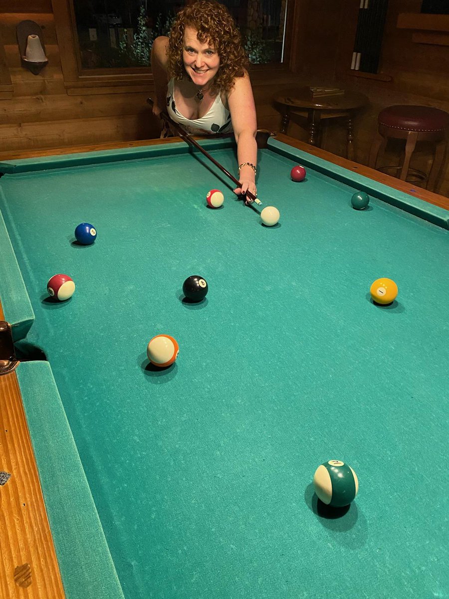 Rose Mastos on Twitter: "I always play pool but last night I was