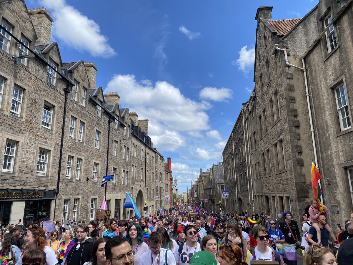 Never Go Backwards🌈Edinburgh Pride 2022❤️<a href="/UoEStaffPride/">Staff Pride Network</a> #EdinburghPride #LGBTQ