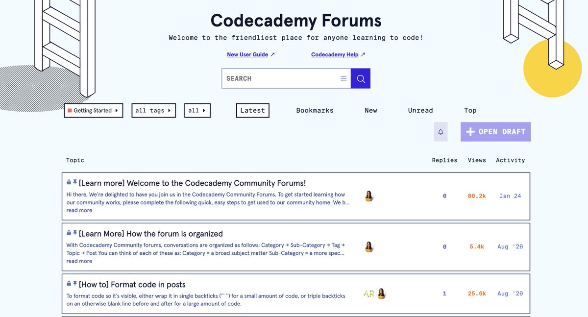 Yuus77777's tweet photo. ForumのUIってこういうのが主流なのかな🤔
FigmaとCodecademyはこんな感じだけど
Adobeは全然雰囲気違くて、違いが面白い https://t.co/SYcare6bsL