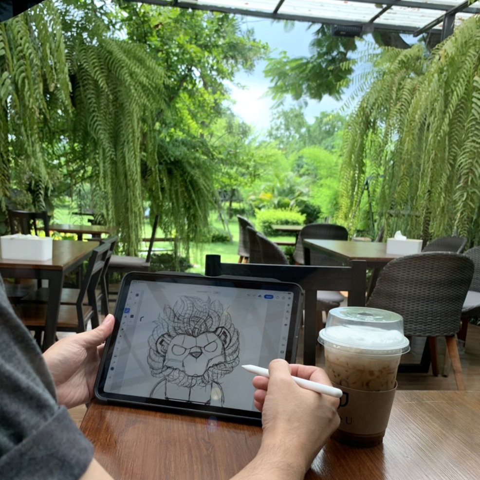 NusBOY_HSD's tweet photo. GM🌤️weekend 🌳☕️#NFTartists 
@LeoCryptoKids @cryptocomnft #crofam https://t.co/dxDiApZTQm