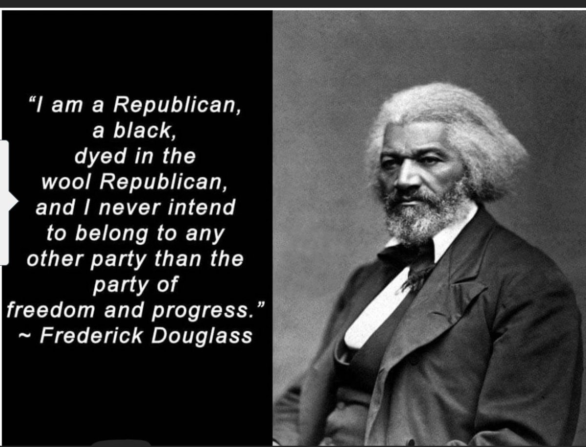 PatriciaMacon's tweet photo. @Kelenawigginout @DeeRealLife @JustinTrudeau Freed black slaves founded the Republican party. https://t.co/wuiHCwdG4E