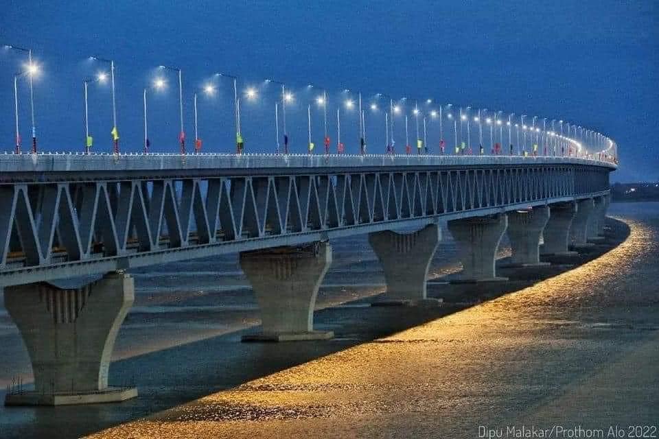 Our Dream Project.....
Our Padma Bridge. It is not just a Bridge. It's a symbol of our Confidence and a monument of our Pride. It is the very first stone of our Journey toward a Developed nation. 
Thank you! Honourable Prime Minister for your endless courage.