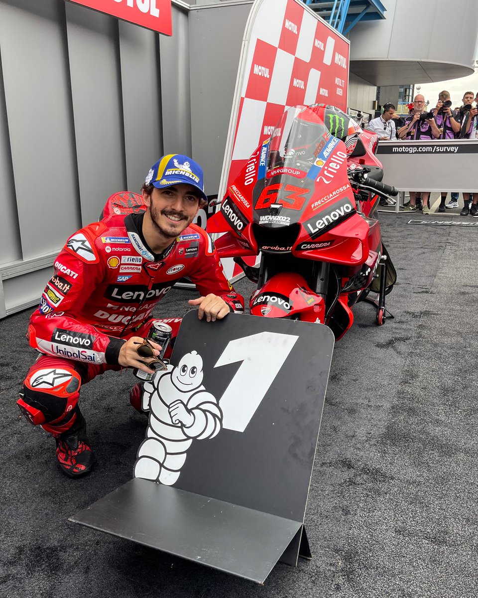 Another pole and another circuit record! 🔥 <a href="/PeccoBagnaia/">Pecco Bagnaia</a> is your POLEMAN at the #DutchGP 🇳🇱

#ForzaDucati #DucatiLenovoTeam