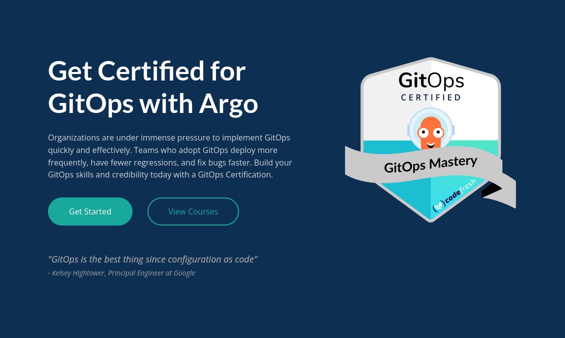 ⚡️GitOps has become a very important part in the current DevOps cycle. 
🔗codefresh.learnworlds.com/path-player?co…

✅ GitOps Fundamentals
✅ Hands on Labs
✅ ArgoCD
✅ ArgoRollouts