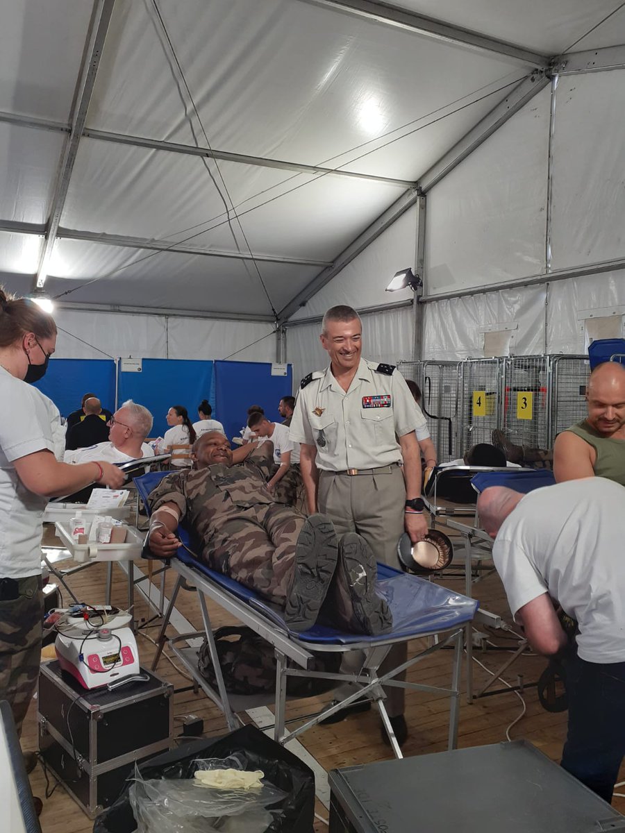 #ANB | Bel élan de #solidarité pour le #DonDeSang 💉. Les chiffres sont tombés : 
119 donneurs ont participé à la collecte du #CTSA au profit des blessés des #armées. Merci à eux.👍