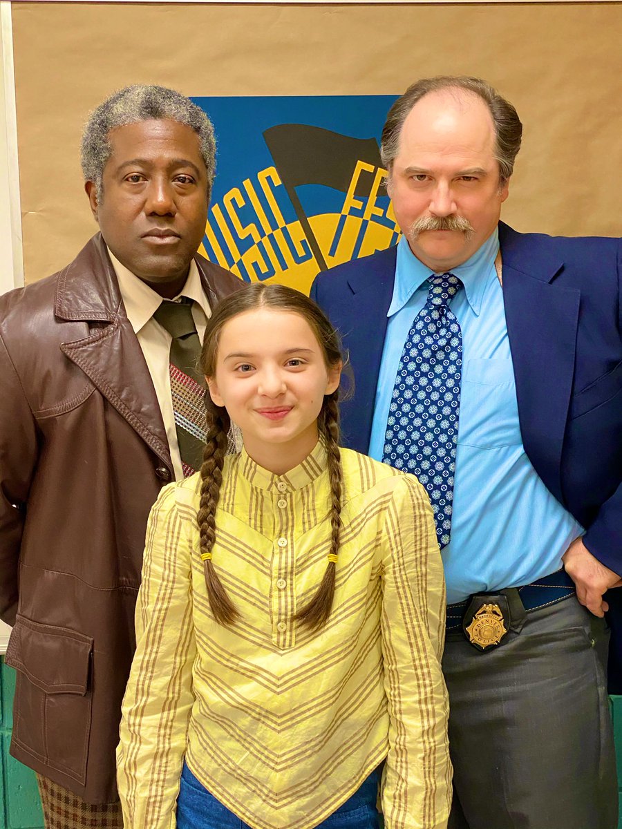 maddygmcgraw's tweet photo. These guys weren’t really dumb 🤬 fartknockers. @Erajj and @TroyRudeseal  were so much fun to work with!! Go see #TheBlackPhone  @UniversalHorror @blumhouse #madeleinemcgraw #gwen https://t.co/E4v5VvrqVk