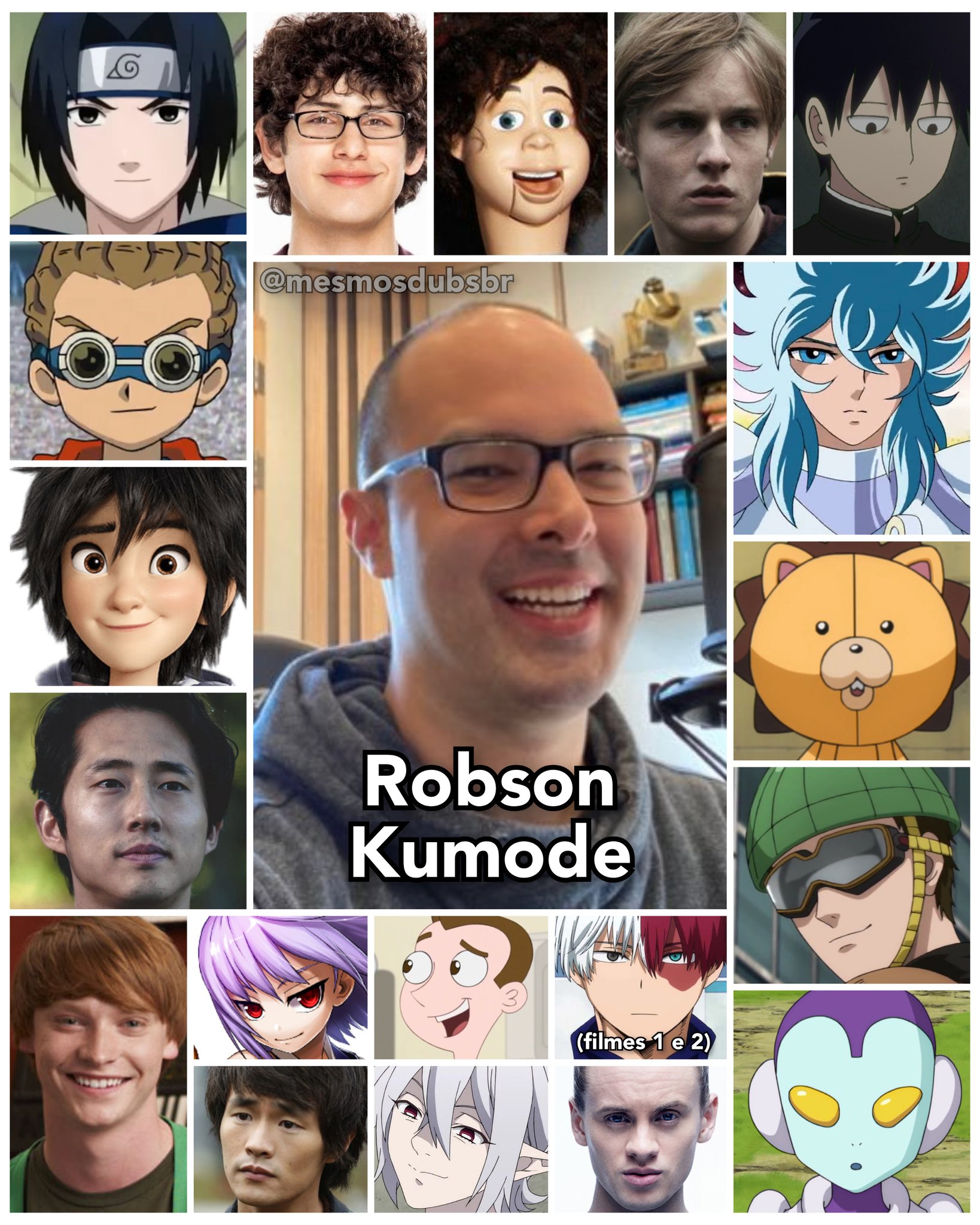 Robson Kumode, dublador da série Naruto, é convidado da temporada de lives  do Grupo Esparrama - Arribação