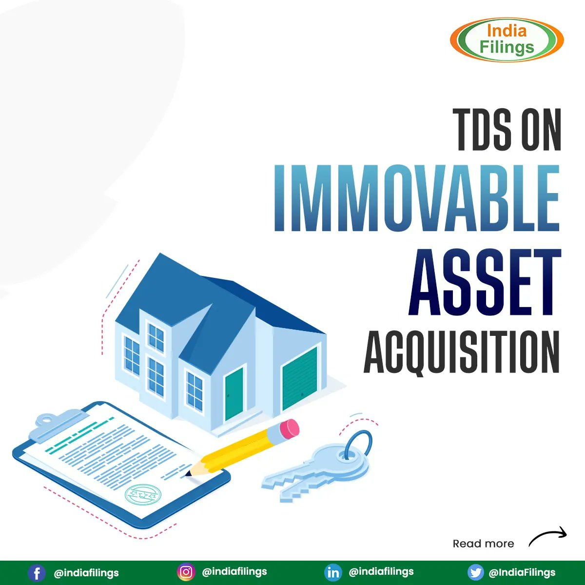 IndiaFilings's tweet image. When you compulsorily acquire an immovable property, here are the tax deductions you can claim on any compensation paid.

A short read.

#TaxSavings #ImmovableAssets