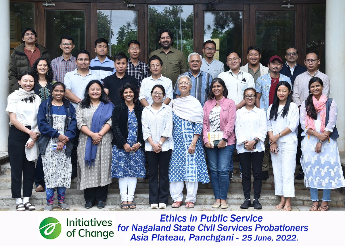 ATI_NGL's tweet photo. As part of their ongoing Bharat Darshan at YASHADA, Pune from June 21 to 26, 2022, NCS Officer Trainees of 2020 and 2021 had a one day training on 'Ethics in Governance' at Initiatives Of Change Centre, Asia Plateau, Panchgani, Maharashtra on 25.6.2022. https://t.co/0l39I9PM4D