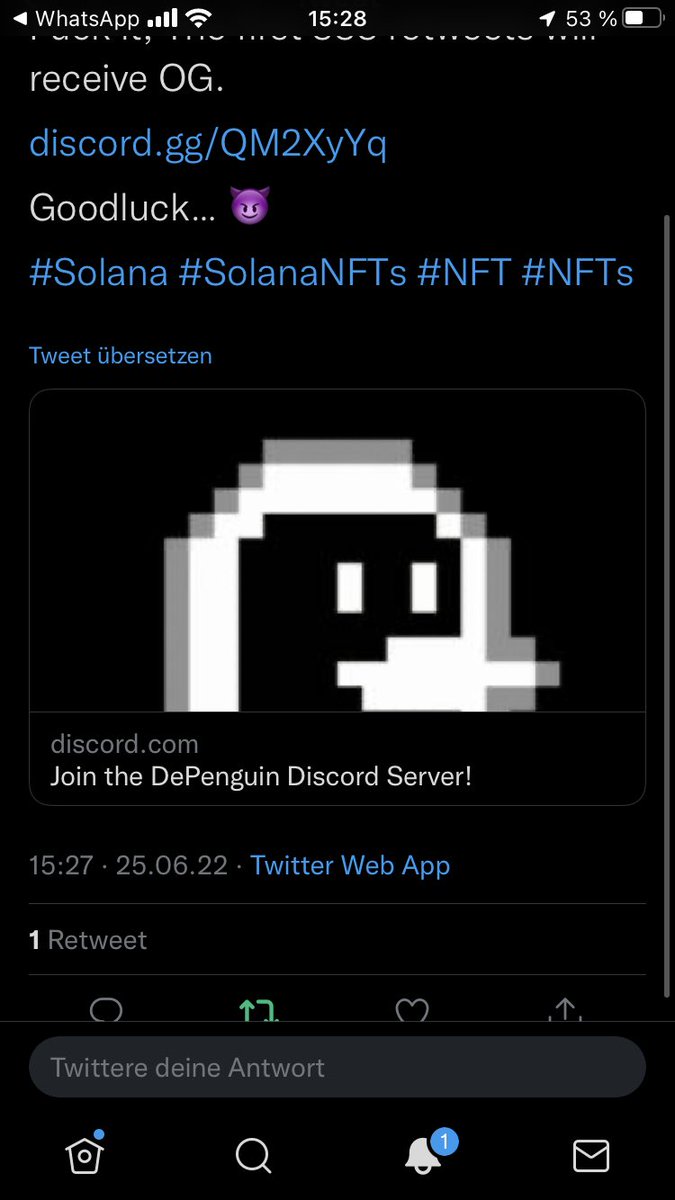 CreateYourOwnW5's tweet photo. @DePenguinNFTs 😍😍 https://t.co/rB3GoNk7IX