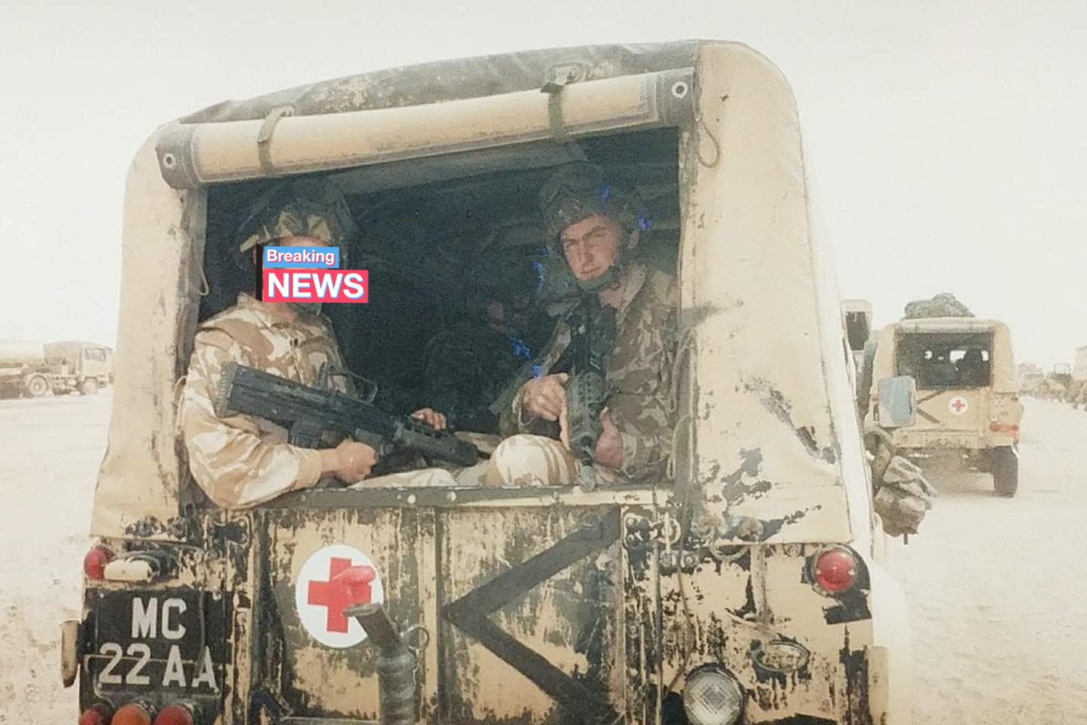 AssistanceZiggy's tweet image. #ArmedForcesDay2022  crossing into Iraq 2003 🙈