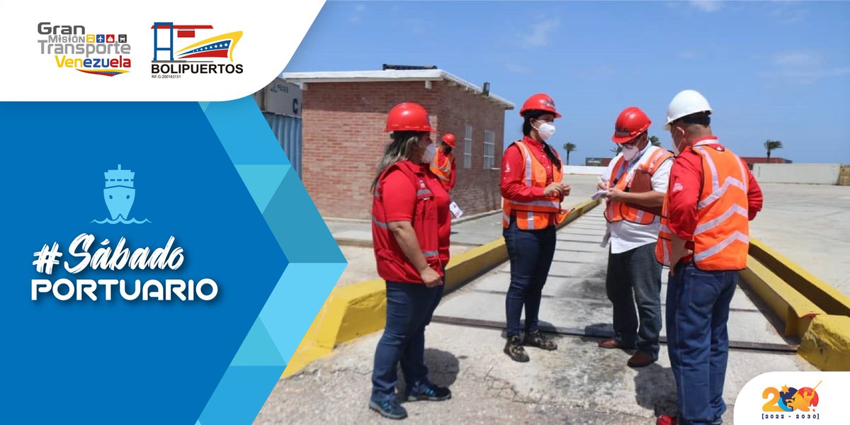 Bolipuertos__ve's tweet image. #SábadoPortuario ⚓
Resguardamos la integridad de nuestro talento humano velando por el cumplimiento de las normas de protección y seguridad en las instalaciones portuarias #25Junio