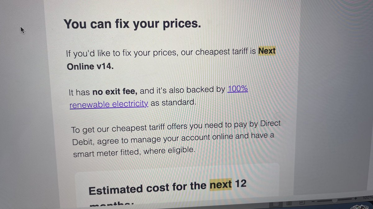 Spammette's tweet photo. @eon_next why are you offering v14 and then it’s not an option on my account? https://t.co/vreyHaboUa