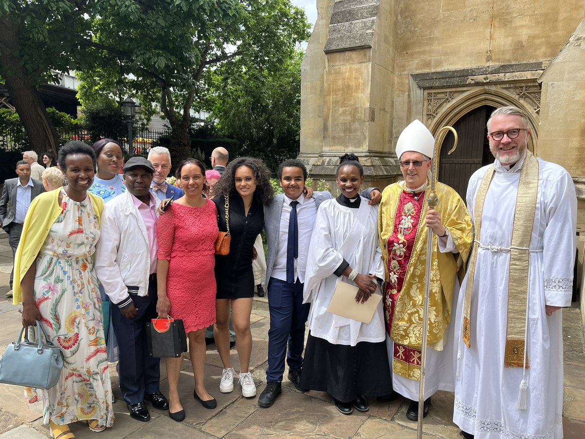 SJDKennington's tweet photo. Congratulations and welcome to our fabulous new Deacon Annie @SouthwarkCofE @BAMEAnglican @churchofengland https://t.co/LyH7PRcIqg