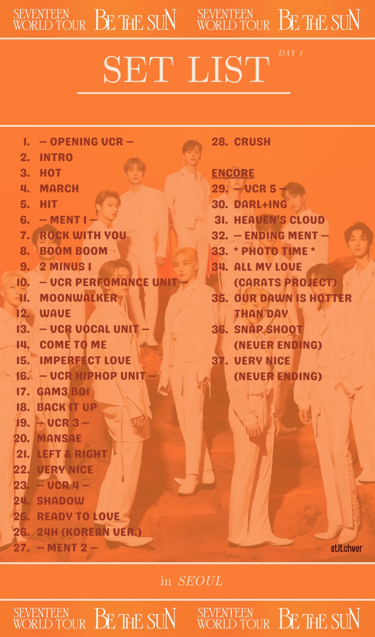 SEVENTEEN WORLD TOUR BE THE SUN セット Be The Sun World Tour - Wikipedia