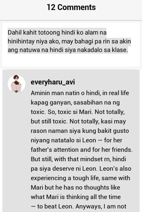 fujimontefalco's tweet photo. Just saw this and somehow I agree.
And why do I feel like after DOS, MWCLA ung another challenging story na sinusulat ni Ate @inksteadywp? Ang realistic niya as in!! At hindi talaga puro kilig lang. Lahat ng emotions ramdam mo rin in 1 chapter.
#MWCLAChapter15 https://t.co/yOMX2IzTvV