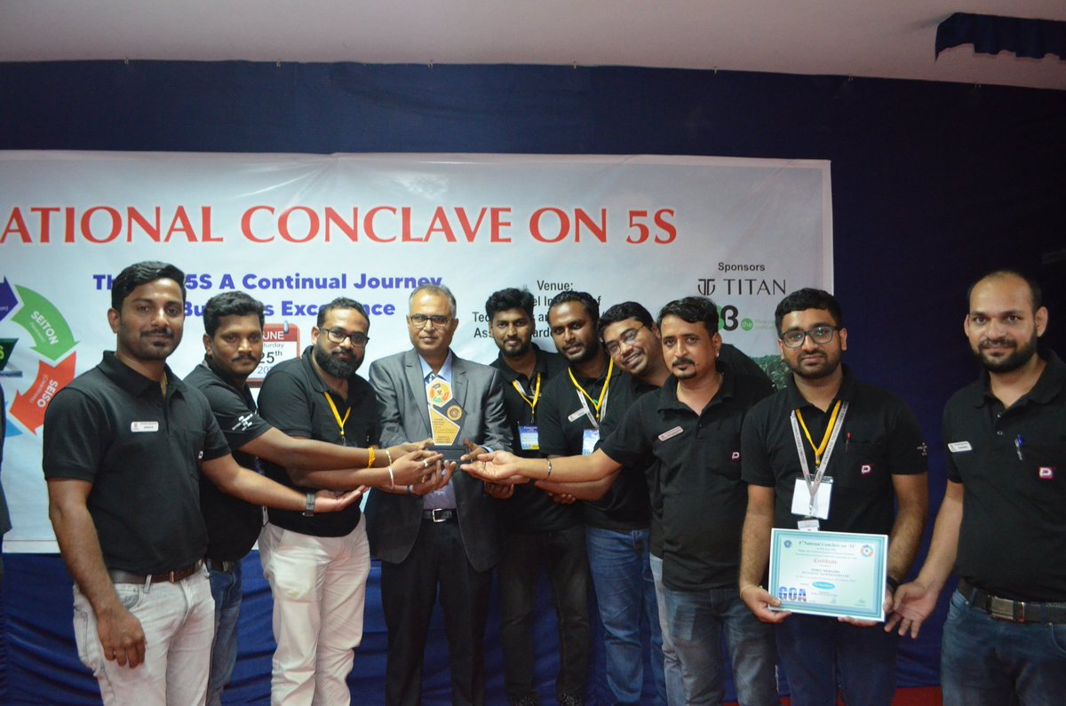 DynamaticTech's tweet photo. 4 teams from @DynamaticTech participated in at 8th National Conclave on 5S 2022 competition organised by QCFI (Quality Circle Forum of India) and all the 4 teams won PAR EXCELLENCE awards. #DynamaticMissionZero
#YouthPower #Quality https://t.co/qqsp0wcQ6D
