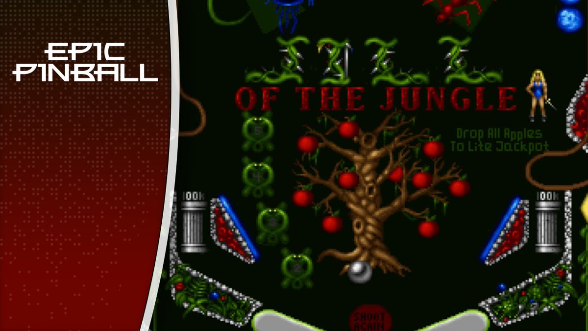 GrandPoofarian's tweet photo. Jungle Pinball (9.849.464) | Epic Pinball (Let's Play/DOS)
Video: https://t.co/uBGoolFLMQ
#EpicPinball #Pinball #JillOfTheJungle #Tabletop #RetroGaming #YoutubeGaming #LetsPlay https://t.co/co7AtbLUBJ