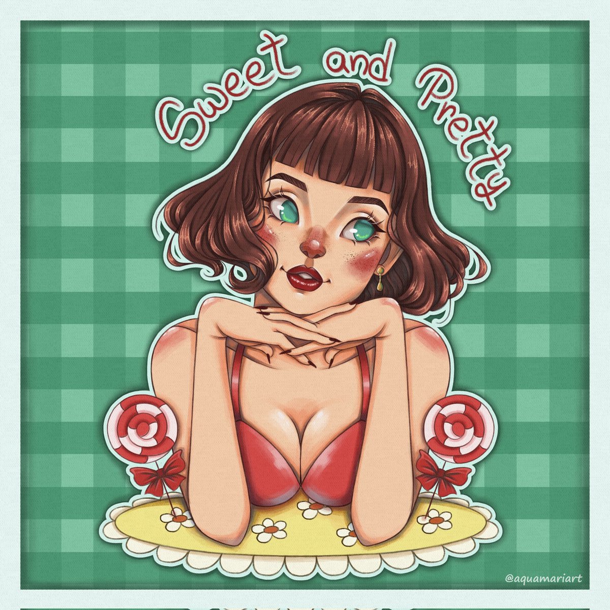 bloomekoart's tweet photo. Hi this is my new drop on tezos "Sweet and Pretty" and I present you some information about it🤗❤

 (Read until the end) https://t.co/q1u2JY9iZG