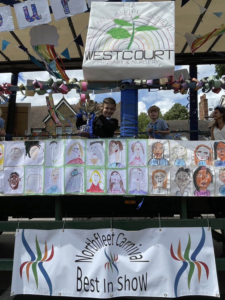 This years <a href="/NFCarnival/">Northfleet Carnival</a> winning float is Westcourt School congratulations 🎉