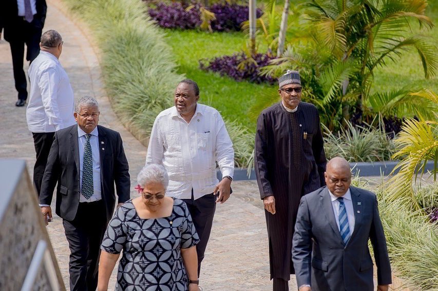 The Commonwealth Heads of Government are meeting at @IntareArena for the #CHOGM2022 Retreat, a high-level closed-door meeting.