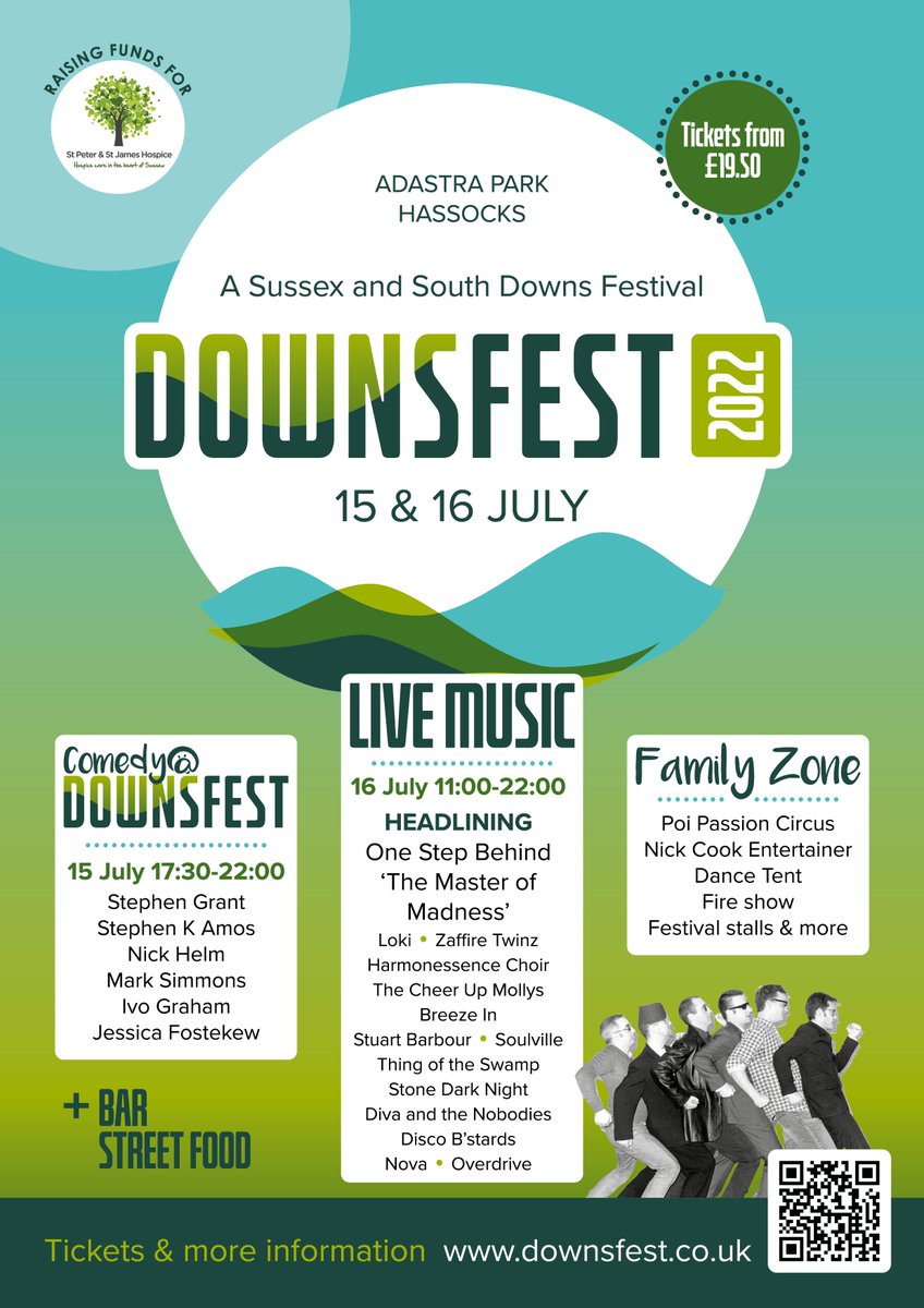 Only a few weeks until <a href="/DownsFest/">DownsFest 2022</a> 2022! Looking forward to being part of a fantastic lineup on Saturday 16th July - we're on at about 1.30pm. Tickets available at downsfest.co.uk 🎵😎🌞