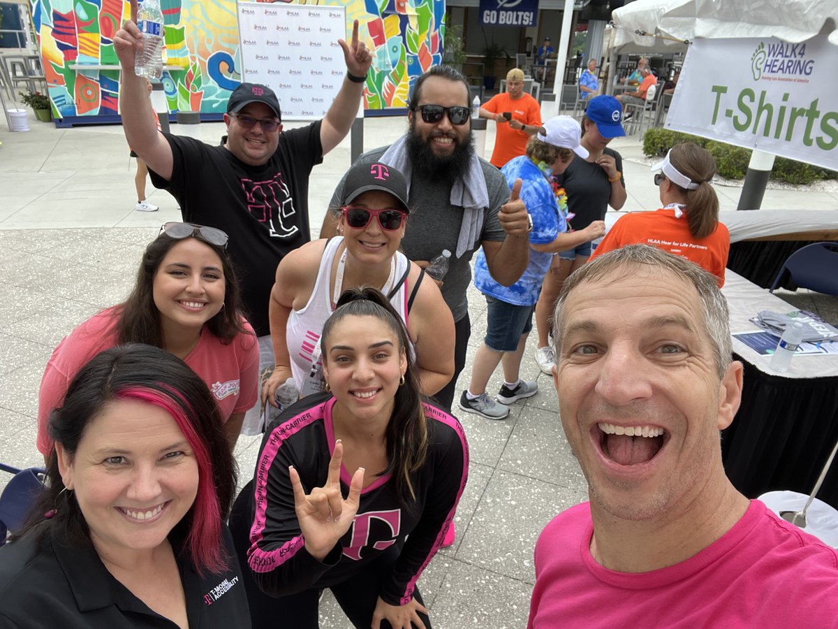 <a href="/EvGlantz_/">Western FL Truck Associate Manager - Evelyn</a> <a href="/MudrichMike/">Michael</a> <a href="/TMobileAccess/">T-Mobile Accessibility</a> wrapping up our walk! #Magenta #Tmobile #UnCarrier <a href="/EddiePryor7/">Eddie Pryor</a> <a href="/coreyshannon941/">Corey Shannon</a> <a href="/davynavy9195/">David Mlinarich</a>
