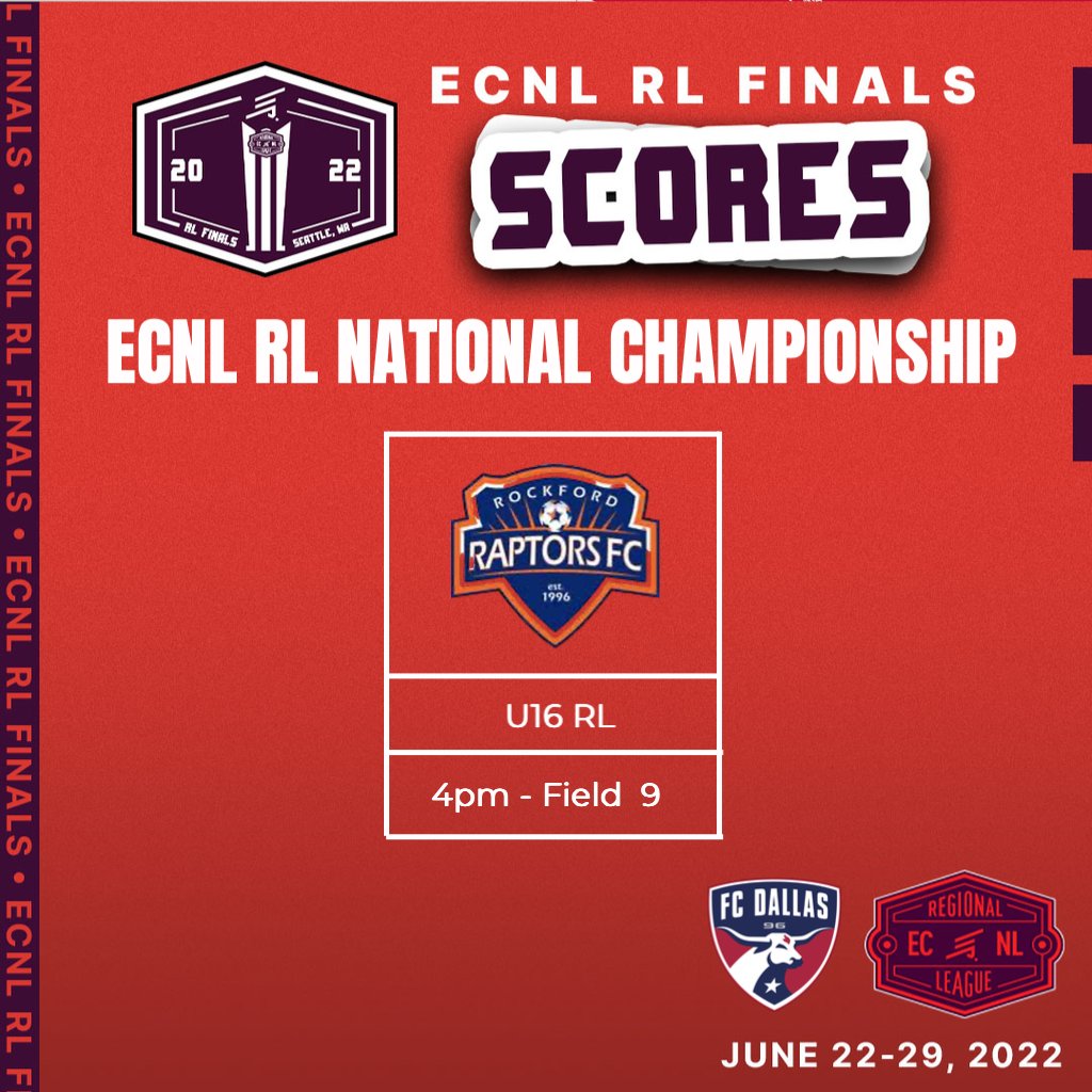 ECNL RL NATIONAL CHAMPIONSHIP! 

After an amazing 4-0 win in the Semi Final yesterday, at 4pm today our @fcd_06G_ecrl will leave it all on the field with the hope of headed back to Frisco with a National Championship. LET'S GO LADIES!! 💪😤🤝👊

<a href="/DTID/">Darrell Tidwell</a>

<a href="/topdrawersoccer/">TopDrawerSoccer</a> <a href="/ecnlgirls/">ECNL Girls</a>