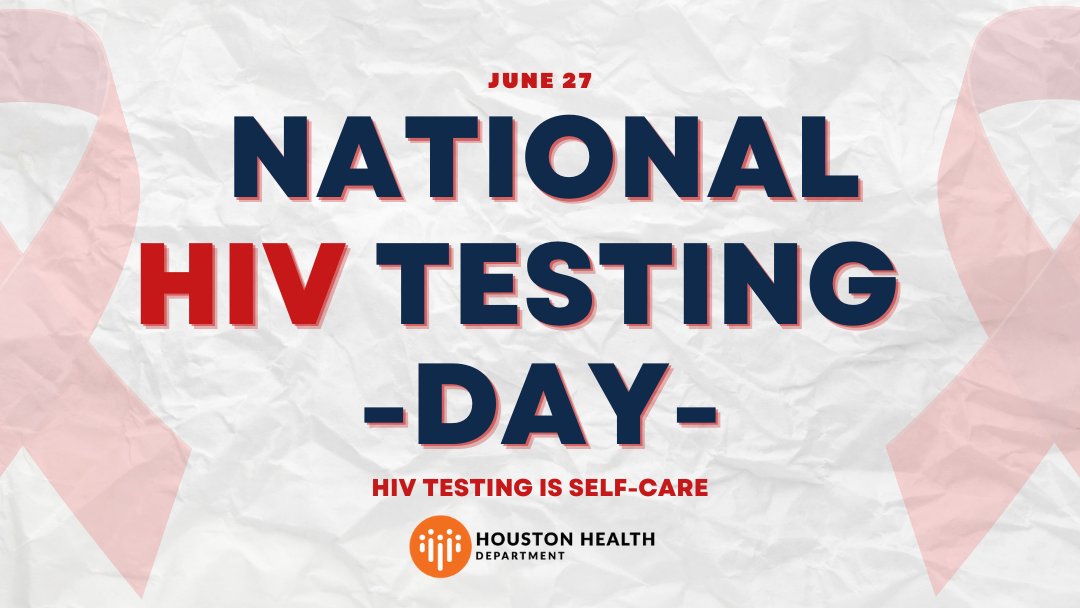 test Twitter Media - The HIV/AIDS epidemic in the U.S. is still a major health threat. The HHD Bureau of HIV/STD and Viral Hepatitis Prevention will be participating with the 44th Annual Houston LGBT+ Pride Celebration Parade and Festival at Houston City Hall, 901 Bagby St, on Saturday June 25, 2022. https://t.co/I5VuE7nIyA