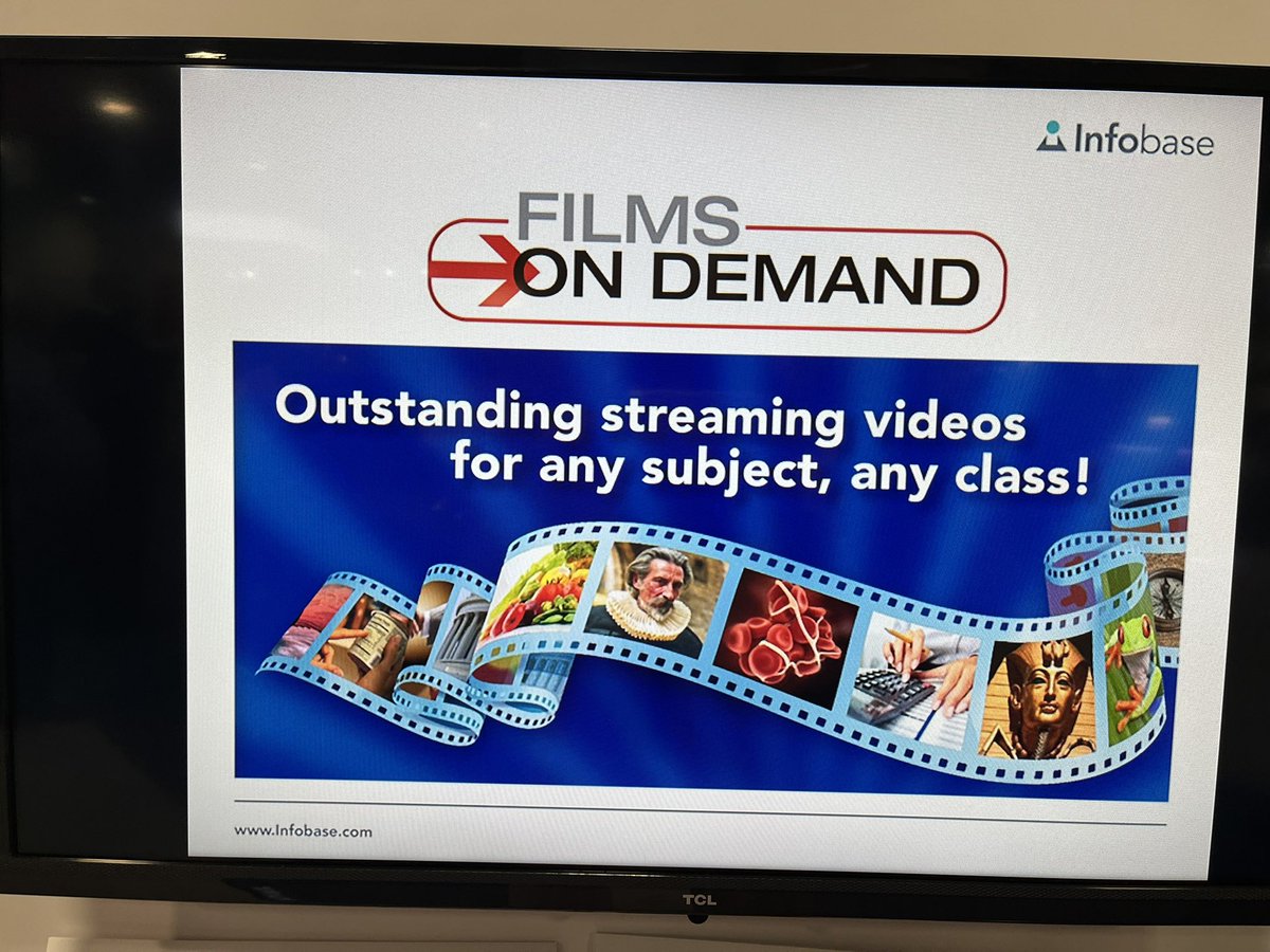 yabooksandmore's tweet image. Stop by @InfobaseInc (#2404) and let us show you our AWESOME streaming video for all ages for #futurereadylibs #publibs #academiclibs !! #alac2022