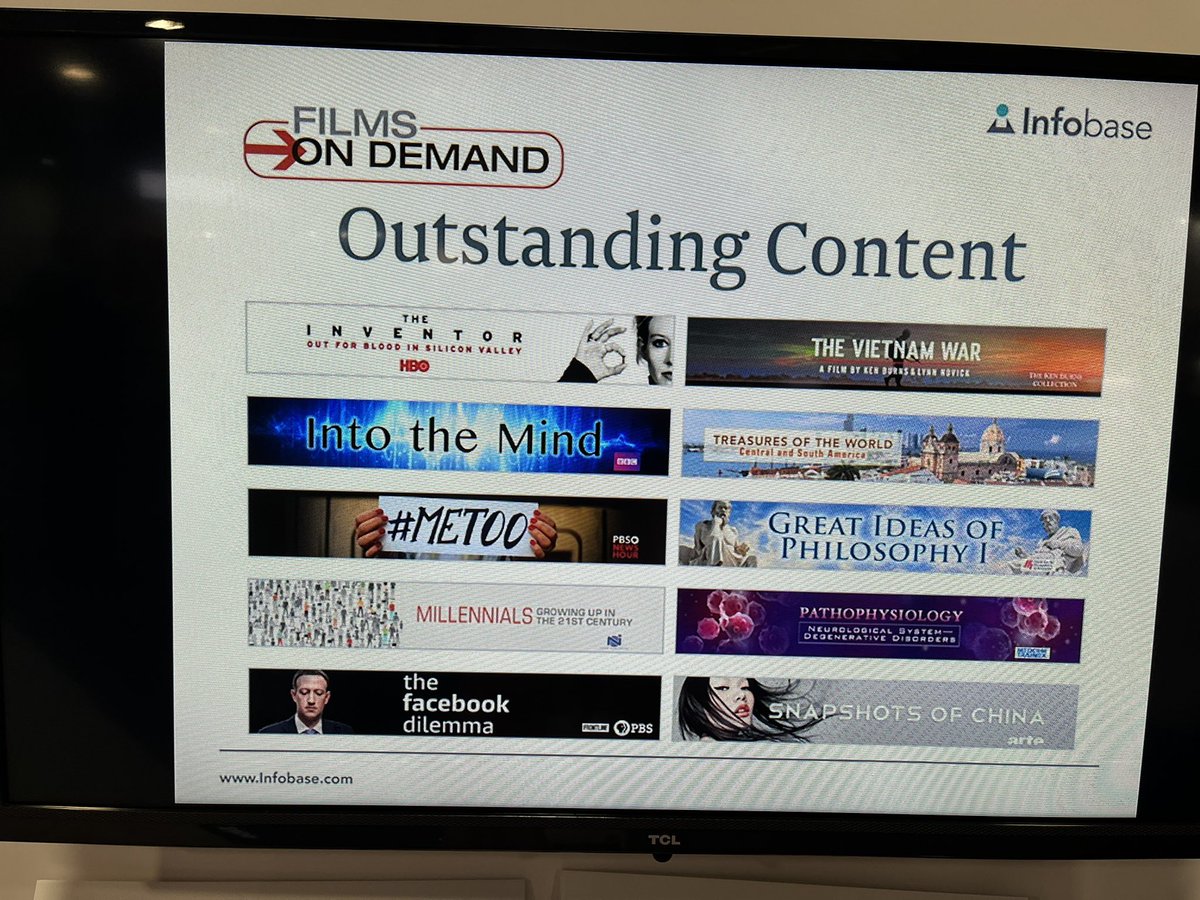 yabooksandmore's tweet image. Stop by @InfobaseInc (#2404) and let us show you our AWESOME streaming video for all ages for #futurereadylibs #publibs #academiclibs !! #alac2022