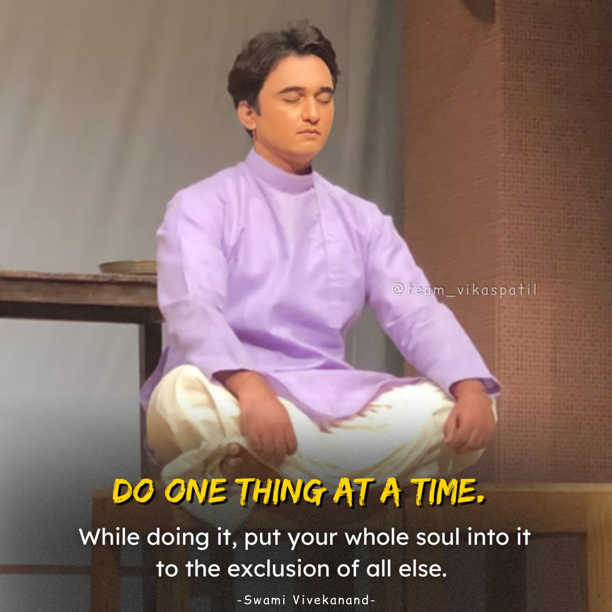 team_vikaspatil's tweet photo. विश्वनायक ✨💫
@Vikaspatil1982 ❤
 .
.
.
#VikasPatil  #vishwanayak #hindimahanatya  #vikaspatilarmy #TeamVikasPatil #VikasForVictory  #quotes #motivation #vikasholic #VersatileVikasInBBM3 
#swamivivekanandainspires  #swamivivekananda #swamivivekanandaquotes https://t.co/8tf8iDivlC
