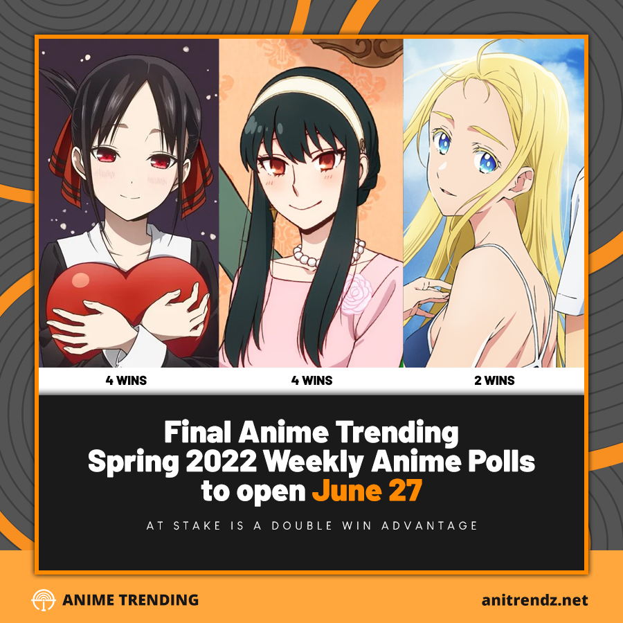 Spring 2022 Anime, Seasonal Chart