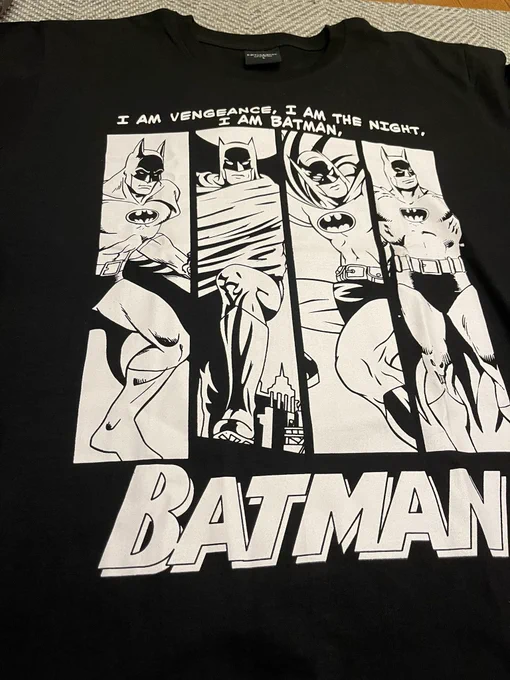 最高にイカしたシャツを買いました
#batman 