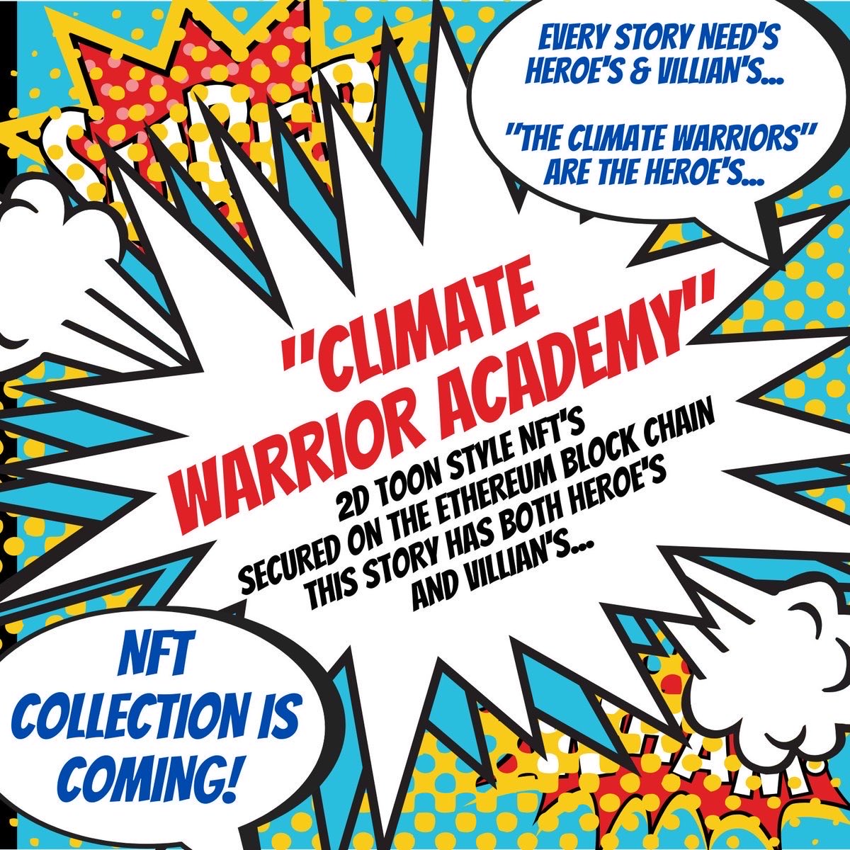 c_w_academy's tweet photo. The Climate Warrior Academy
Please RT and follow ⁦@c_w_academy⁩ and ⁦@johnfocas⁩ for updates. 

#NFT #NFTCommuntiy #nftdrop

Discord is live: https://t.co/q4O7V9LNzf https://t.co/Izgb2sKy9H