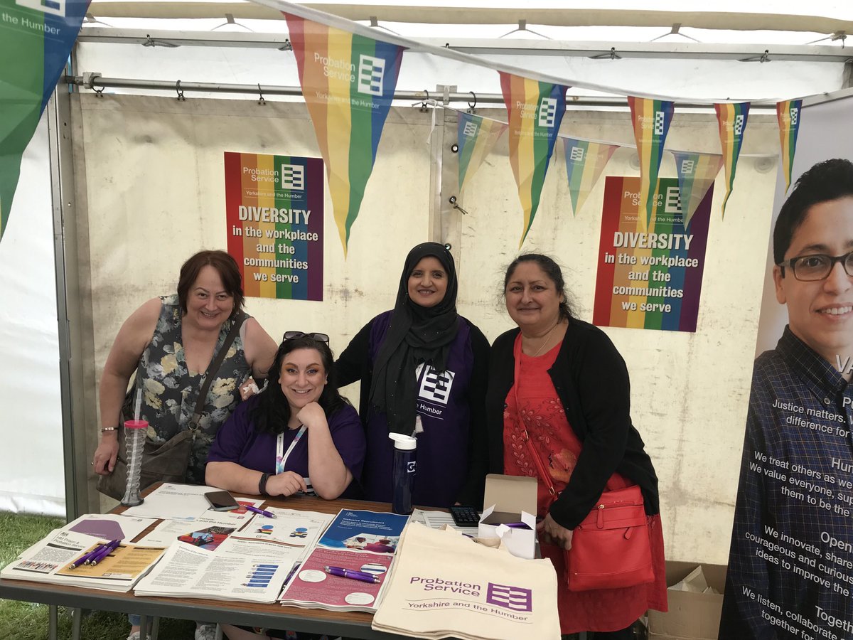 Our brilliant colleagues Ikki, Kori and Halima at our Probation Service Yorkshire &amp; the Humber recruitment stall. Come and see us <a href="/deightoncarn1/">Deighton Carnival</a>⁩ ⁦<a href="/LyndaMarginson/">Lynda Marginson</a>⁩ ⁦@Claire_PSYatH⁩