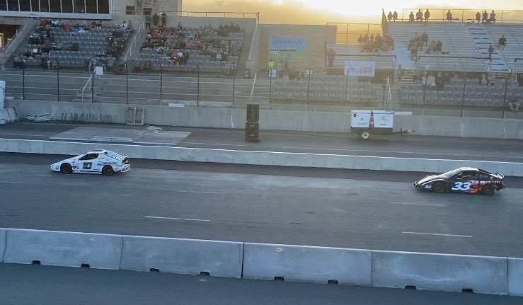 Sometimes you duct tape your car and get back out there. Great start to the @NASCARPintys weekend yesterday including our regular division race with a second place finish <a href="/EastboundPark/">Eastbound Park</a>. Thanks to my major sponsor @KeyinCollege and as well to my supporting sponsors.