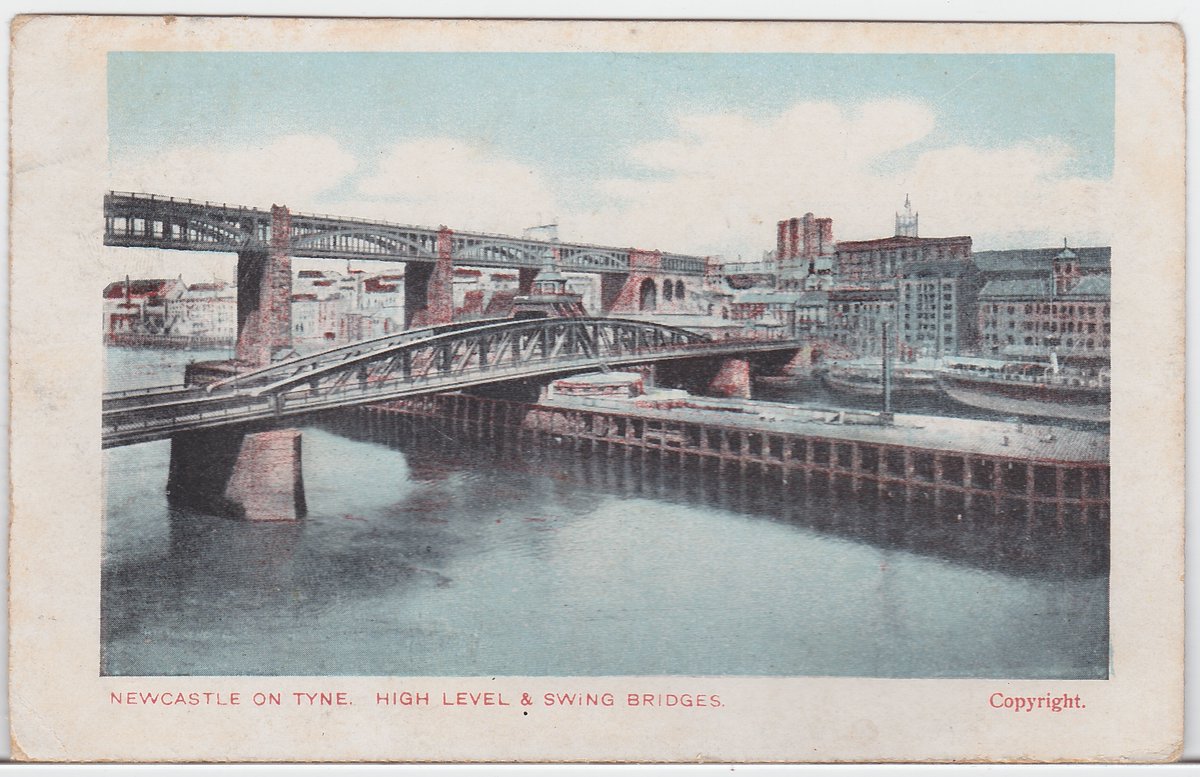 PostedInThePast's tweet image. A view of #Newcastle-on Tyne sent in 1905 to Miss Berwick in Tunbridge Wells.
&quot;Please thank Mum for paper.&quot;
#PostedInThePast #Genealogy