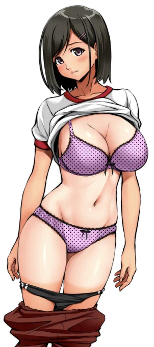 #暑いので脱ぎます 