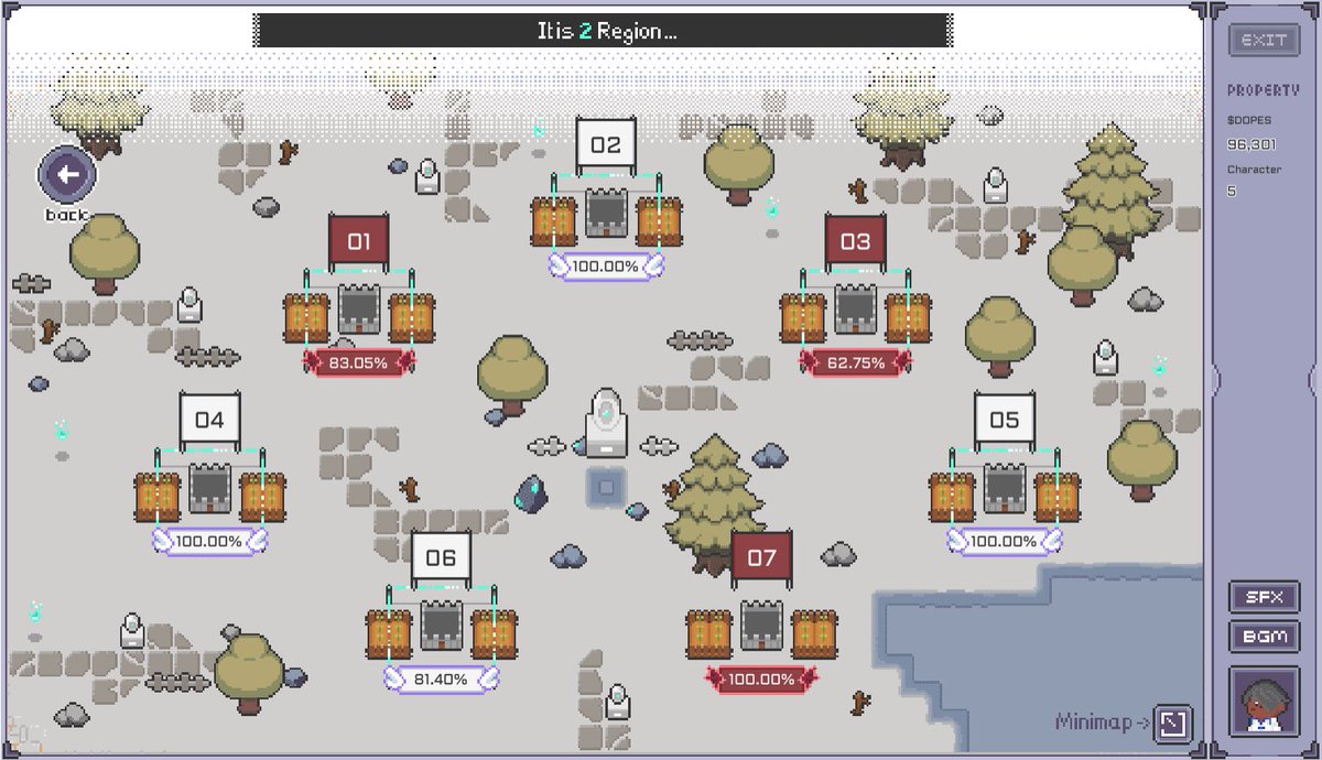 Beta testing <a href="/DopeVoyage/">DOPE</a> 
👾Cute Pixel Graphics
👼Easy to play
👑King character is the best 😄
#P2EGame #dope #nft #NFT #LFG