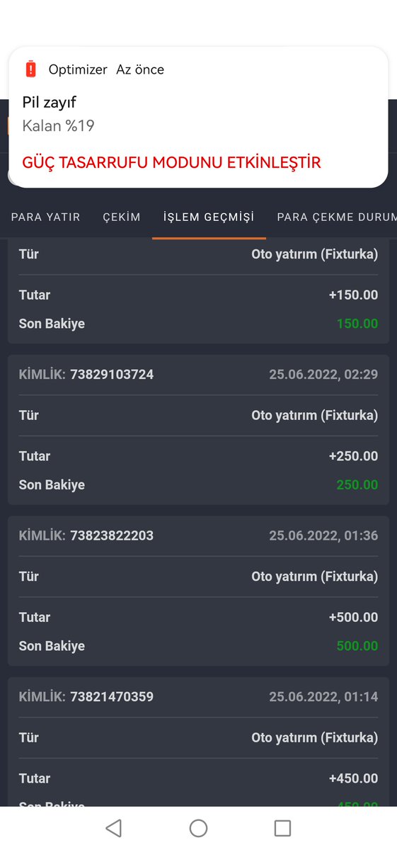 @betcipablo @betboxtr @CennetForum Bol şans hocam

Linkinden üyeyim 

ID - 722108282

3 günde 2 k yatırım yaptım 🥰

Bügün doğum günüm hocam 🥰

Henüz senden ödül almak nasip olmadı belki bugün şans güler 🥰🥰

@betcipablo