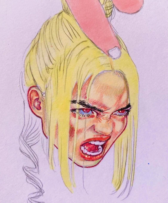 Girls expressions in construction 