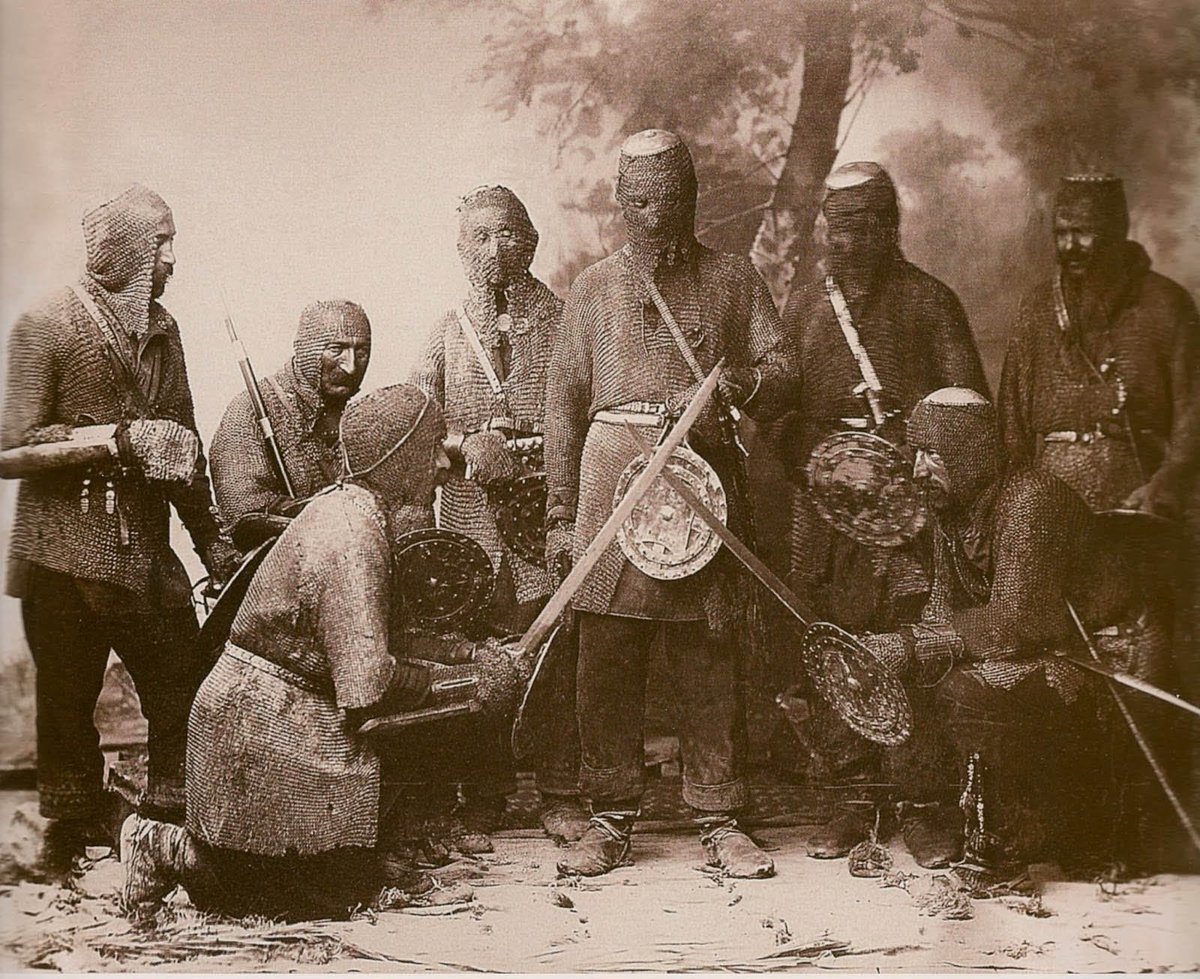 Sausruqo's tweet photo. Description: An old photograph of warriors of Northern #Georgia 🇬🇪 armoured and equipped 🗡🛡
#Georgia 🍀🍃🌿☘🌱🌳🌲✝️
#NorthernGeorgia 🍀🍃🌿☘🌱🌳🌲
#Caucasus 🍀🍃🌿☘🌱🌳🌲
#SouthCaucasus 🍀☘🌲
#NorthCaucasus🍀☘🌲
#CaspianSea 🍀☘🌲
#BlackSea🍀☘🌲
https://t.co/TVvtpKI4wd https://t.co/Zrwu7HV7pf