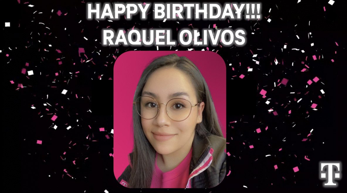 Happy Birthday Raquel! We all hope you have a wonderful day and another wonderful year ahead. 🎉🎂🎊🎁🎈