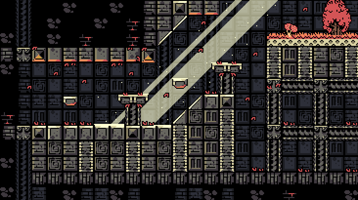 platform autumn dungeon.
#pixelart