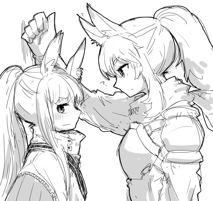 百合の日らしいけど百合っぽい絵…なんもない… 