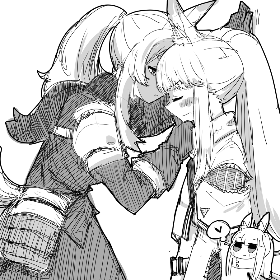 百合の日らしいけど百合っぽい絵…なんもない… 